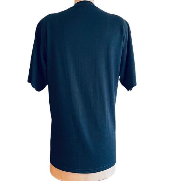 Black Diamante and gold studded short sleeve T-shirt size 1X - Picture 4 of 10